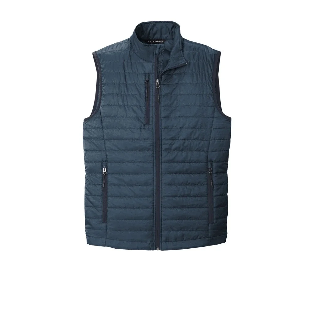 Port Authority J851 Men's Water Resistant Packable Puffy Vest - Regatta Blue - M